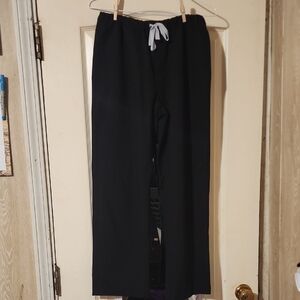 FIGS Men's "Pisco" Black Straight Leg Scrub Pants, Small
